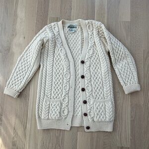 Aran Crafts Irish Sweater Cardigan - Size XS